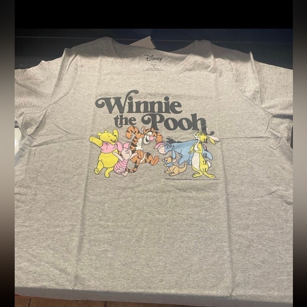 Disney's Winnie the Pooh Plus Size Graphic T Shirt Tee